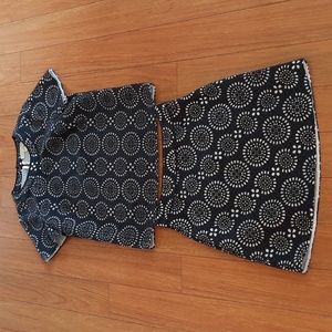 🔥🔥🔥SALE🔥🔥🔥NWOT Michael Kors White & Navy Eyelet Top & Skirt